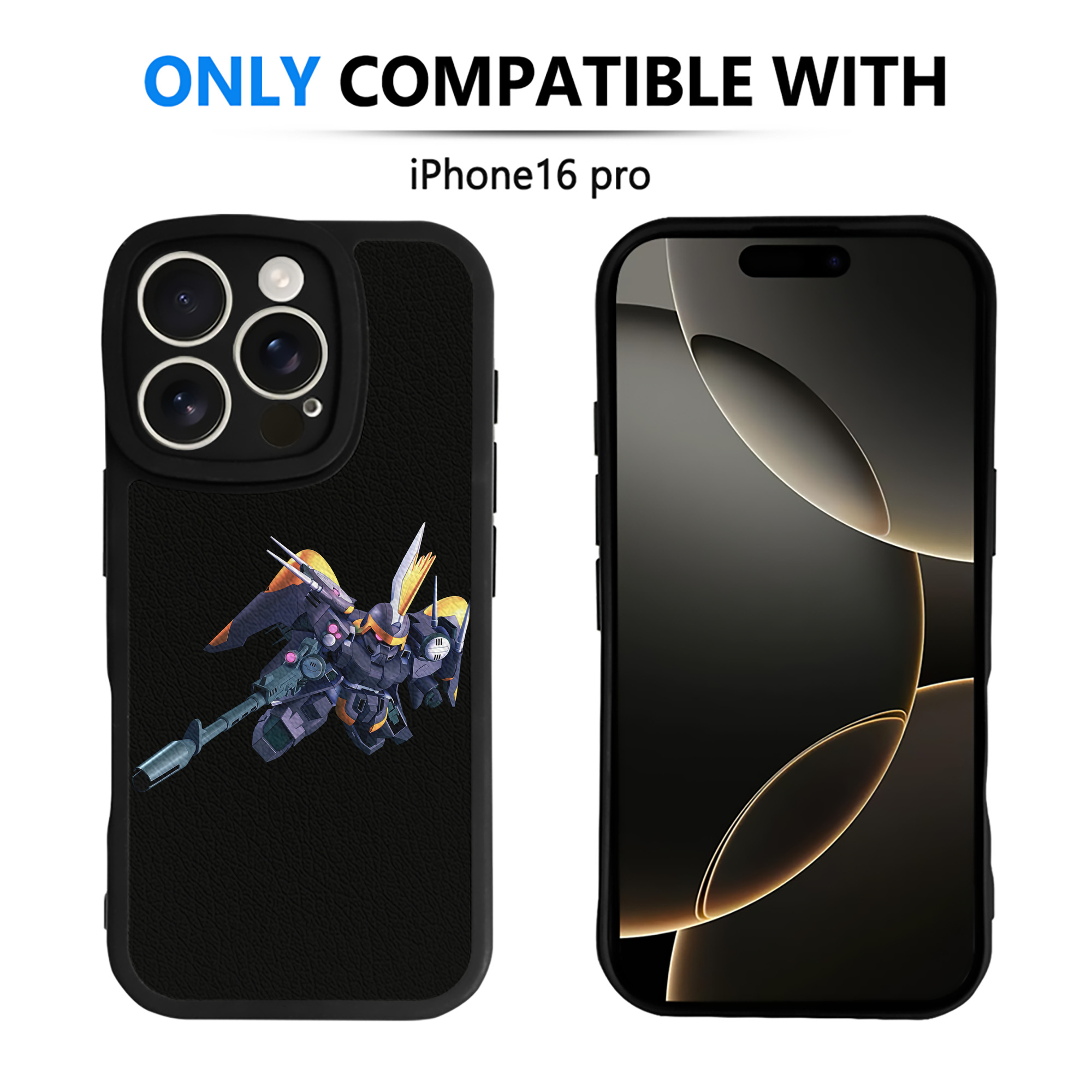 （画像用） 機動戦士ガンダム Mobile Suit Gundam 【iPhone 16シリーズ対応】シリコンスマホケース（レザー調） 材質：シリコン